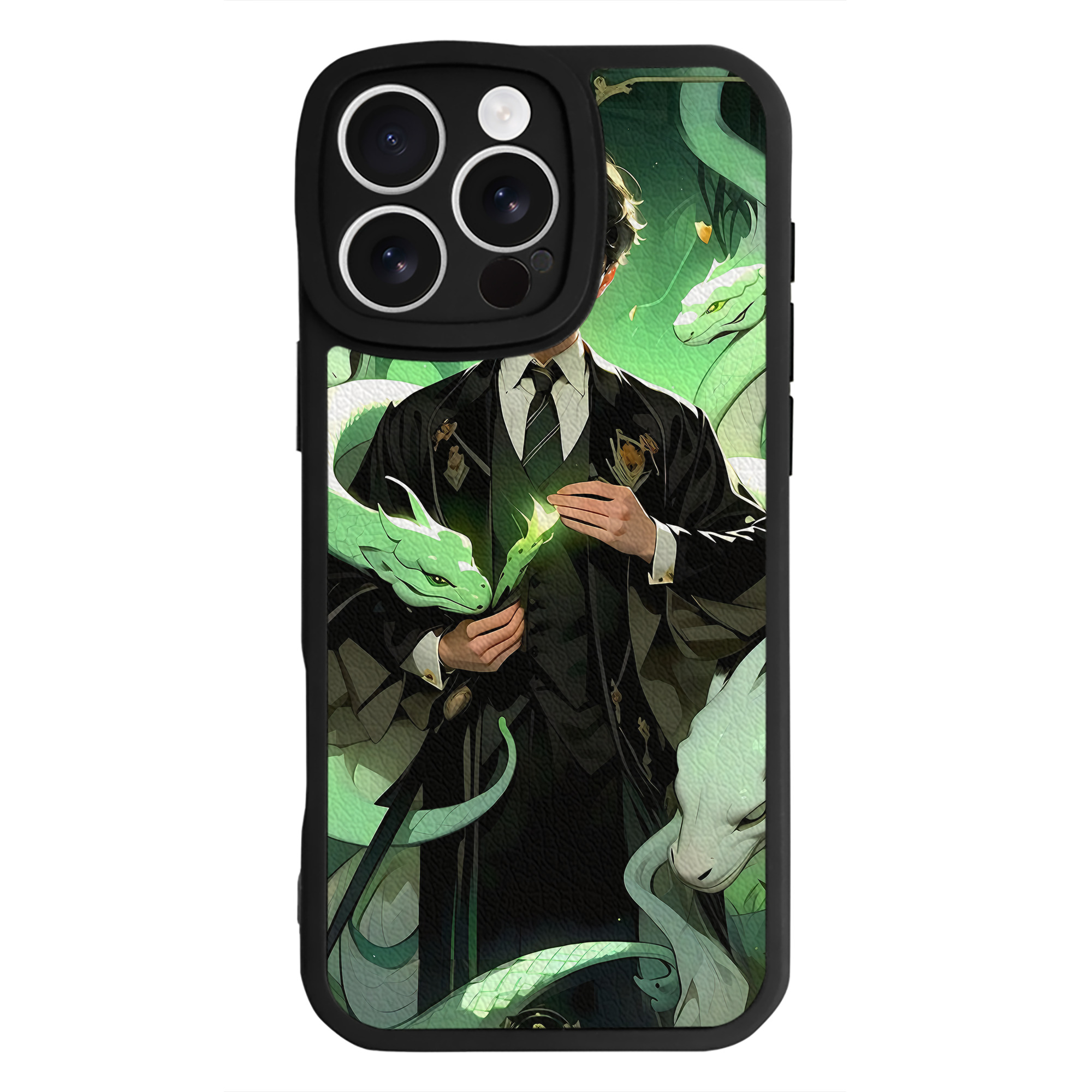 （画像用） Harry Potter ハリー・ポッターシリーズ 【iPhone 16シリーズ対応】シリコンスマホケース（レザー調） 材質：シリコン